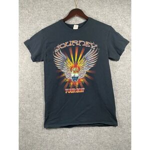 Journey Tour 2017 Graphic T-Shirt Black Gildan Heavy Cotton Small Mens Rock Band